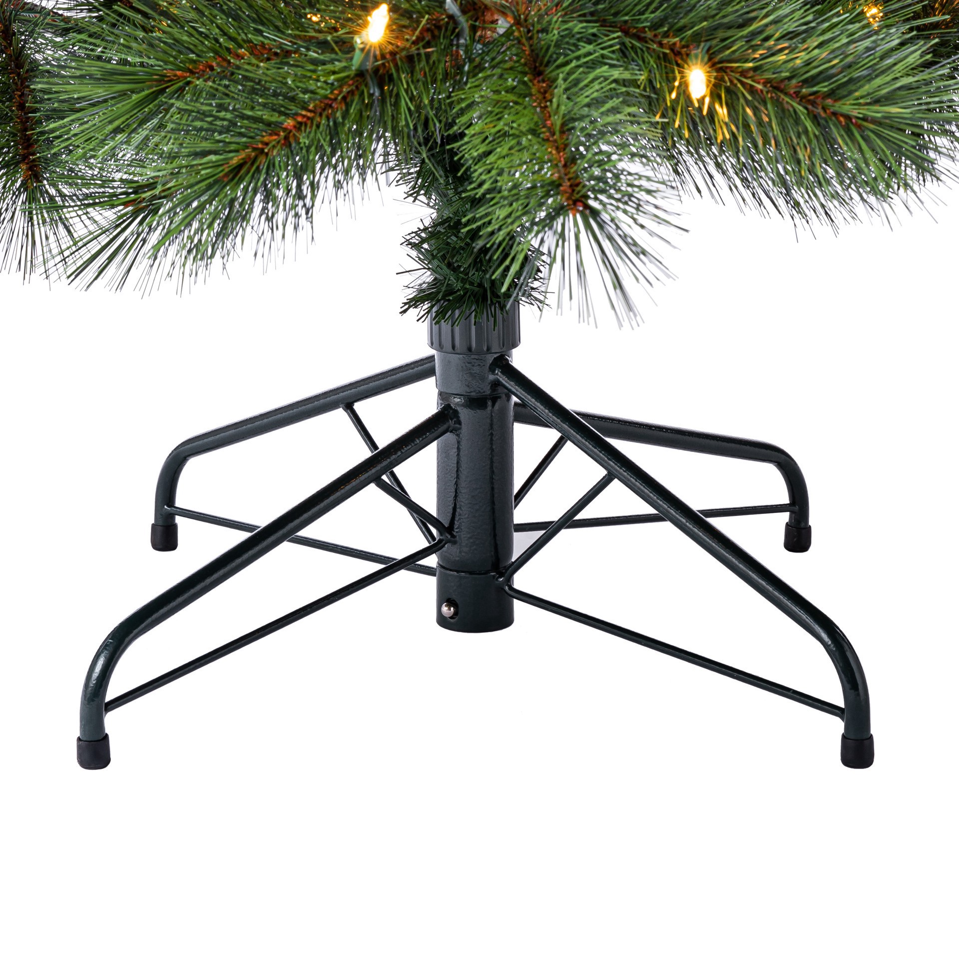 slide 7 of 9, 7.5ft. Pre-Lit Rutherford Pine Artificial Christmas Tree, Warm White Led Lights By Ashland, 7.5 ft