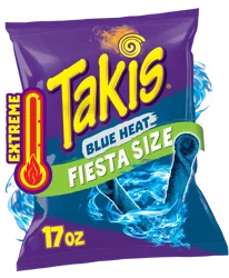 Takis Extreme Blue Heat Tortilla Chips Fiesta Size 17 oz