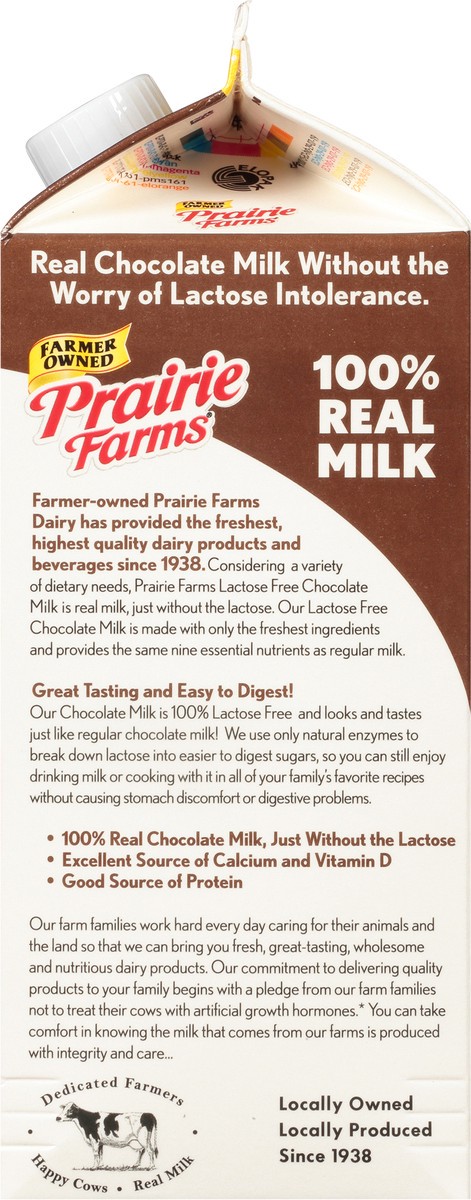 slide 6 of 9, Prairie Farms 100% Lactose Free Chocolate Chocolate Milk 0.5 gl Carton, 1/2 gal