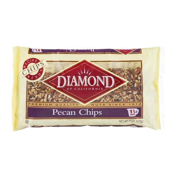 slide 1 of 1, Diamond Pecan Chips, 6 oz