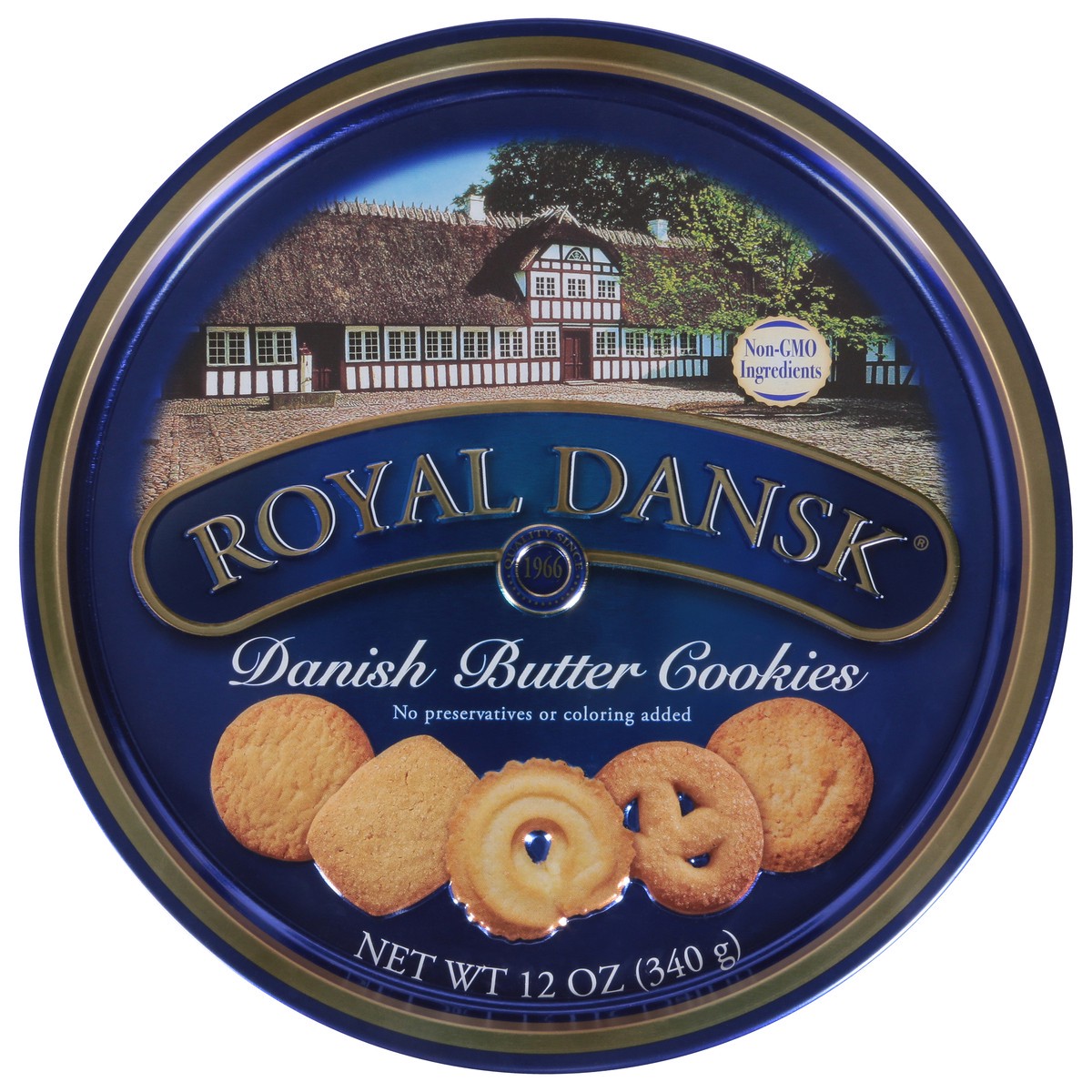 slide 1 of 9, Royal Dansk Danish Butter Cookies 12 oz, 12 oz