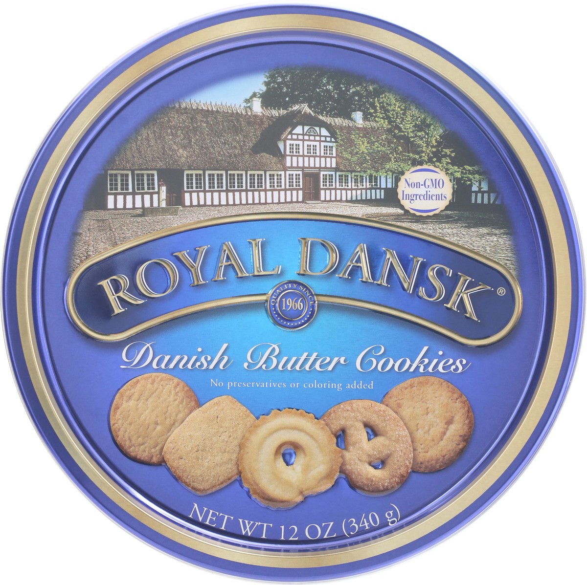 slide 8 of 9, Royal Dansk Danish Butter Cookies 12 oz, 12 oz