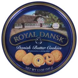 Royal Dansk Danish Butter Cookies 12 oz