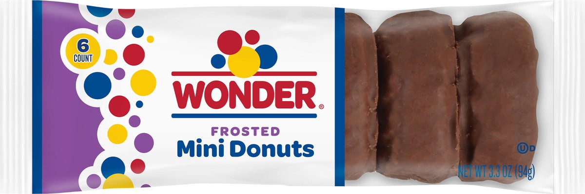 slide 4 of 11, Wonder Frosted Donuts Mini 6 ea, 6 ct