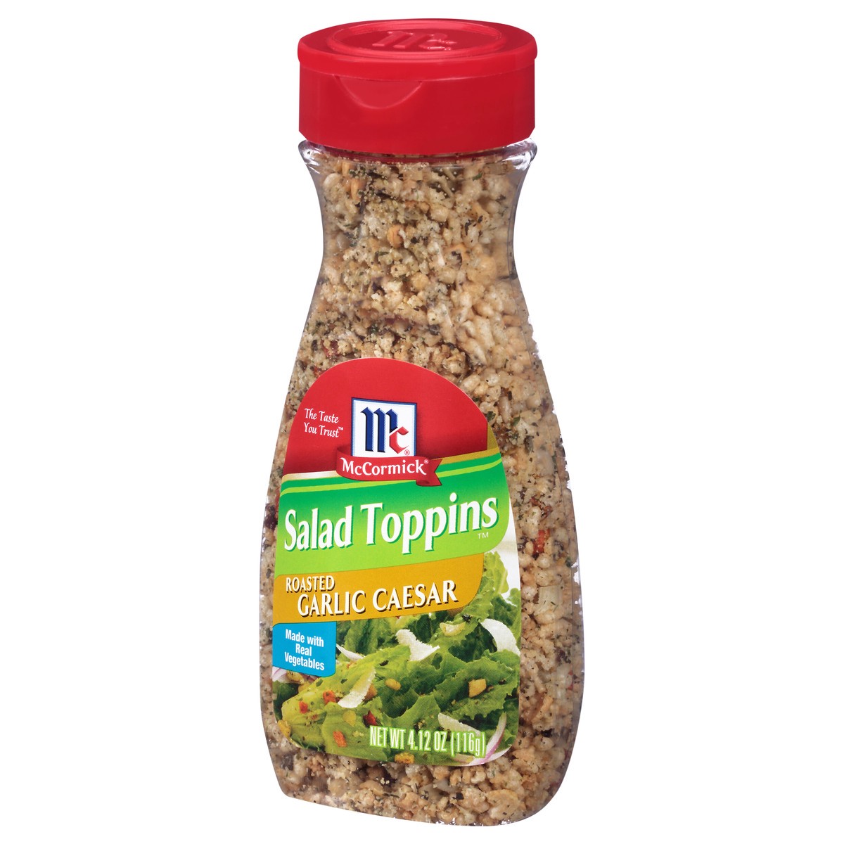 slide 6 of 9, McCormick Roasted Garlic Caesar Salad Toppins', 4.12 oz, 4.12 oz