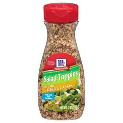 McCormick Roasted Garlic Caesar Salad Toppins'', 4.12 oz