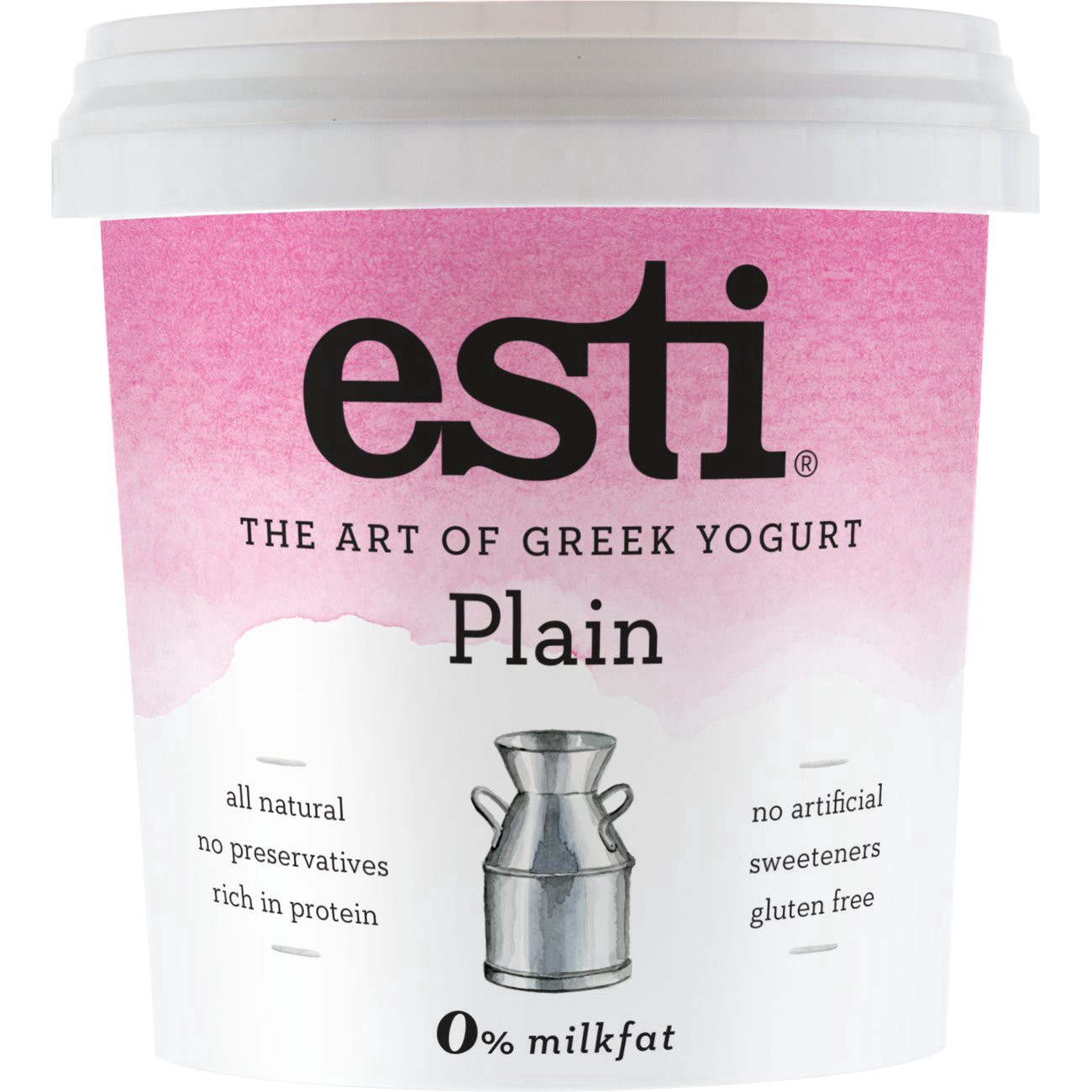 slide 1 of 1, esti The Art Of Greek Yogurt Plain, 32 oz
