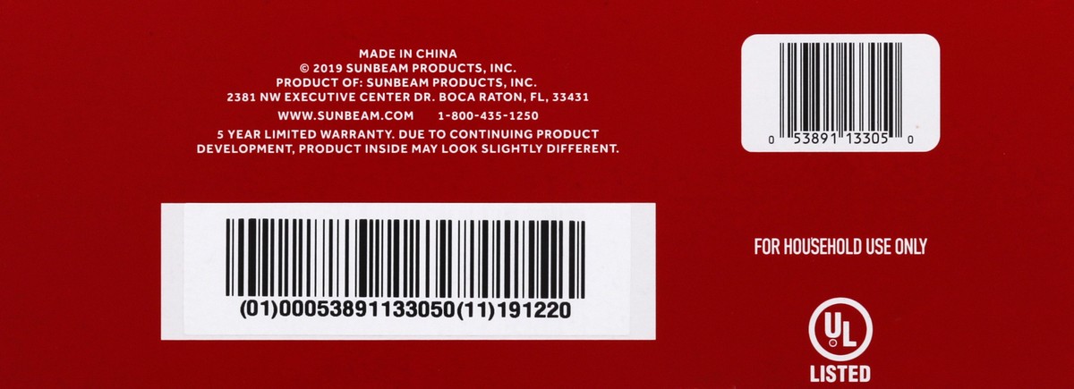 slide 7 of 8, Sunbeam King Heating Pad With Xpressheat, 1 ct