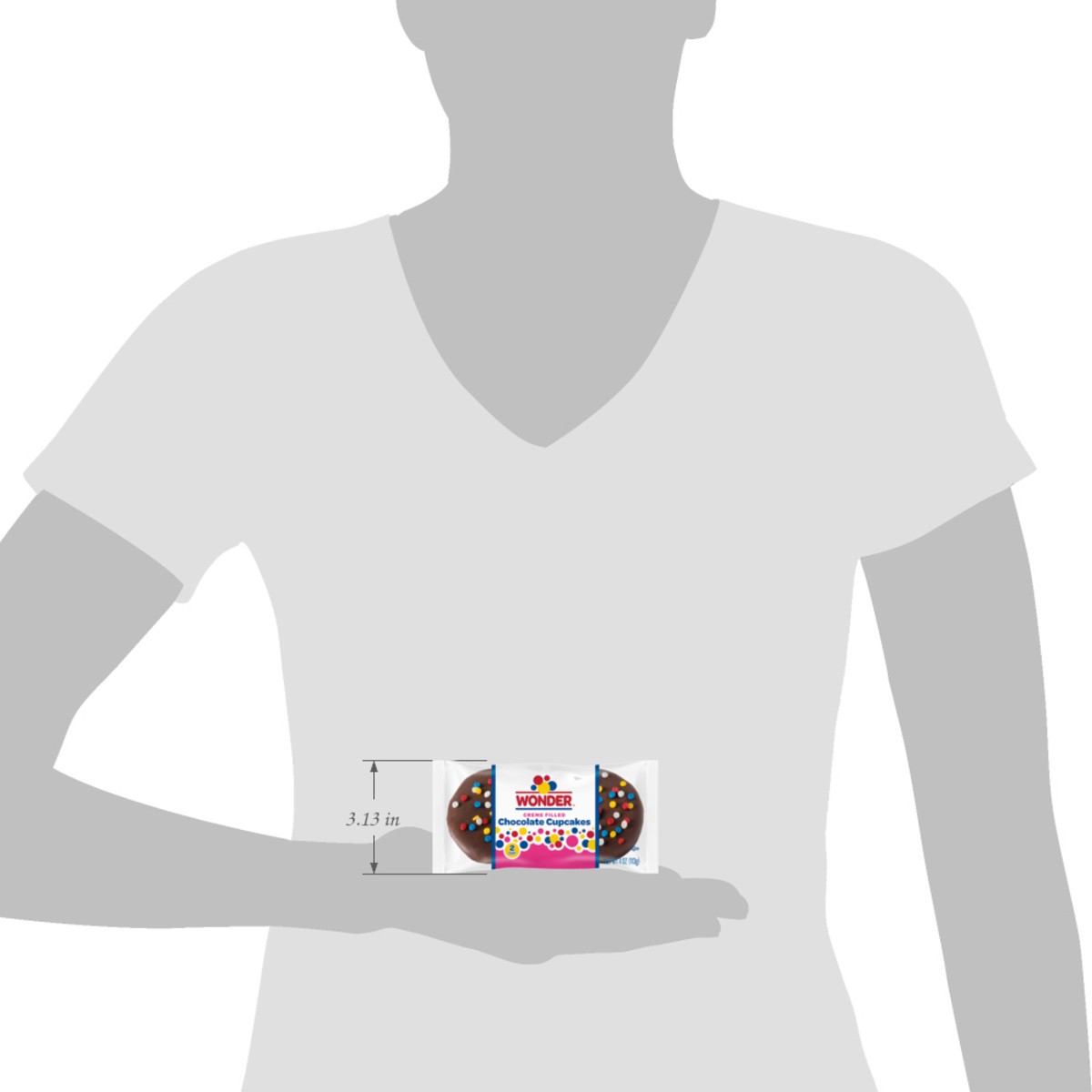 slide 6 of 11, Wonder Creme Filled Chocolate Cupcakes 2 ea, 2 ct