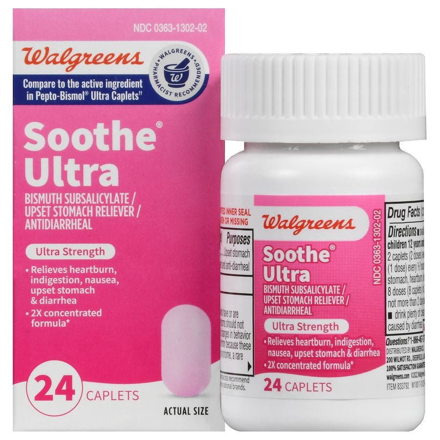 slide 1 of 5, Walgreens Soothe Ultra Caplets, 24 ct
