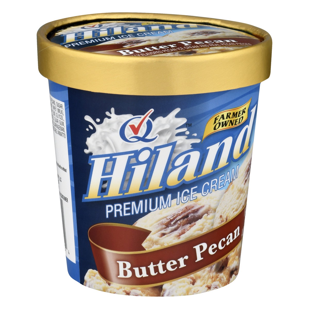 slide 7 of 13, Hiland Dairy Premium Butter Pecan Ice Cream 1 pt, 1 pint