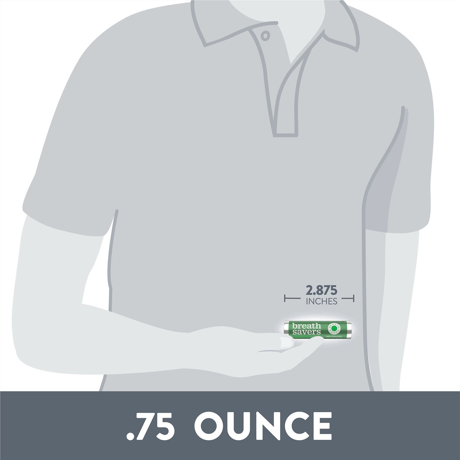 slide 4 of 8, Breath Savers Spearmint Sugar Free Breath Mints Rolls- 0.75 oz, 0.75 oz