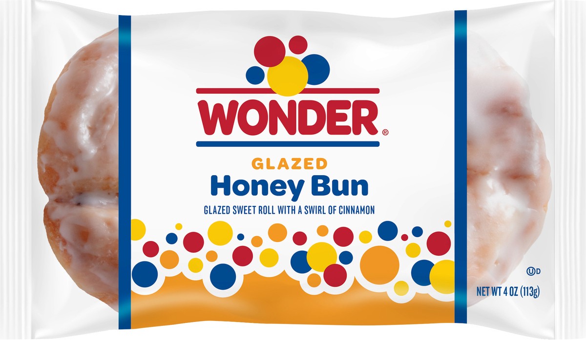slide 4 of 13, Wonder Glazed Honey Bun 4 oz, 4 oz