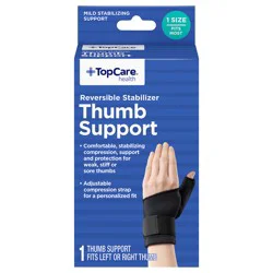 TopCare One Size Maximum Support Reversible Thumb Stabilizer