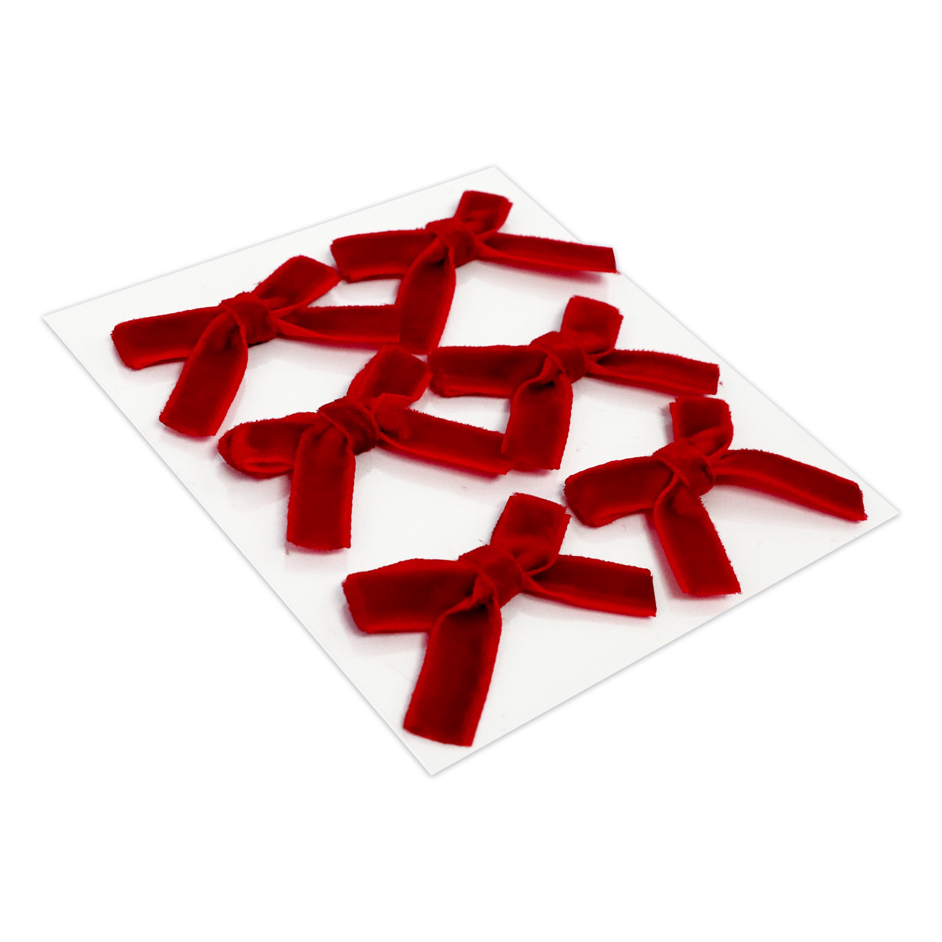 slide 4 of 4, Red Velvet Bow Stickers By Recollections, null