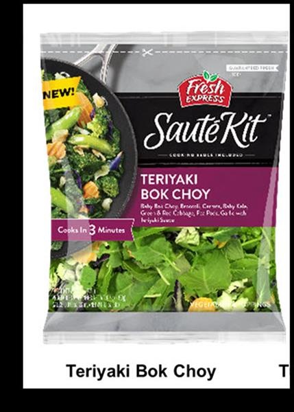 slide 1 of 1, Fresh Express Teriyaki Bok Choy Saute Kit, 7.8 oz