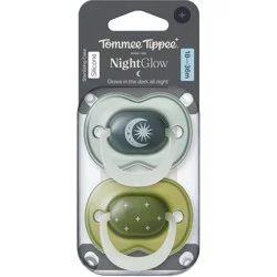 Tommee Tippee Night Glow Pacifiers for 18-36 Months