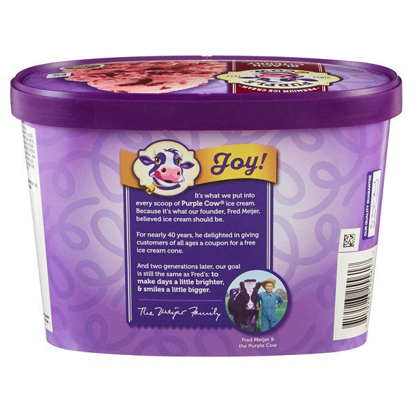 slide 4 of 9, Purple Cow Black Cherry Ice Cream - 1.5 qt, 1.5 qt