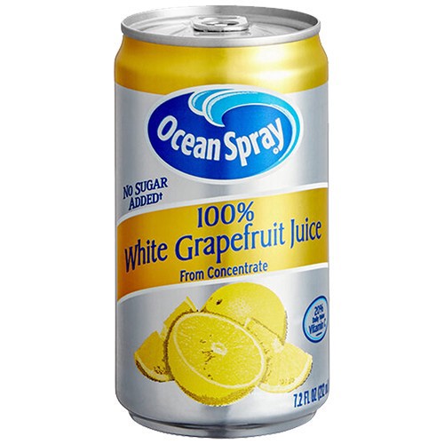 slide 1 of 1, Ocean Spray - White Grapefruit 100% - 7 oz, 7 oz