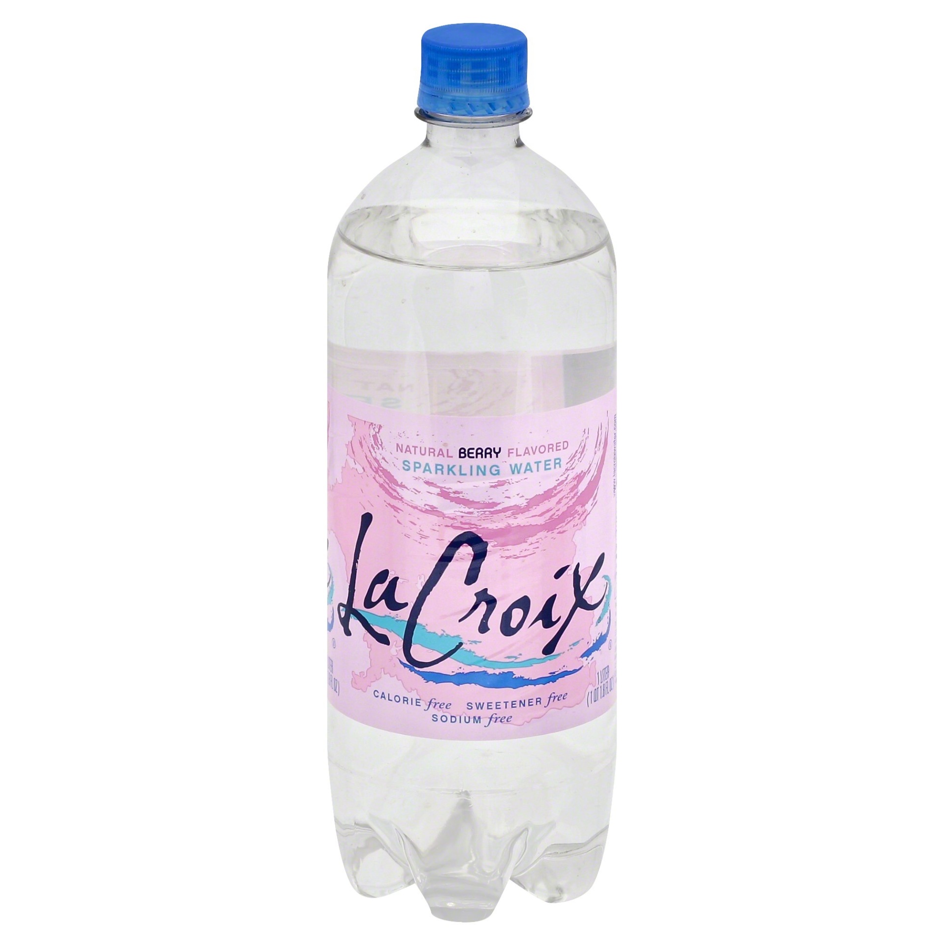 slide 1 of 2, La Croix Raspberry Sparkling Water 1L, 1 l
