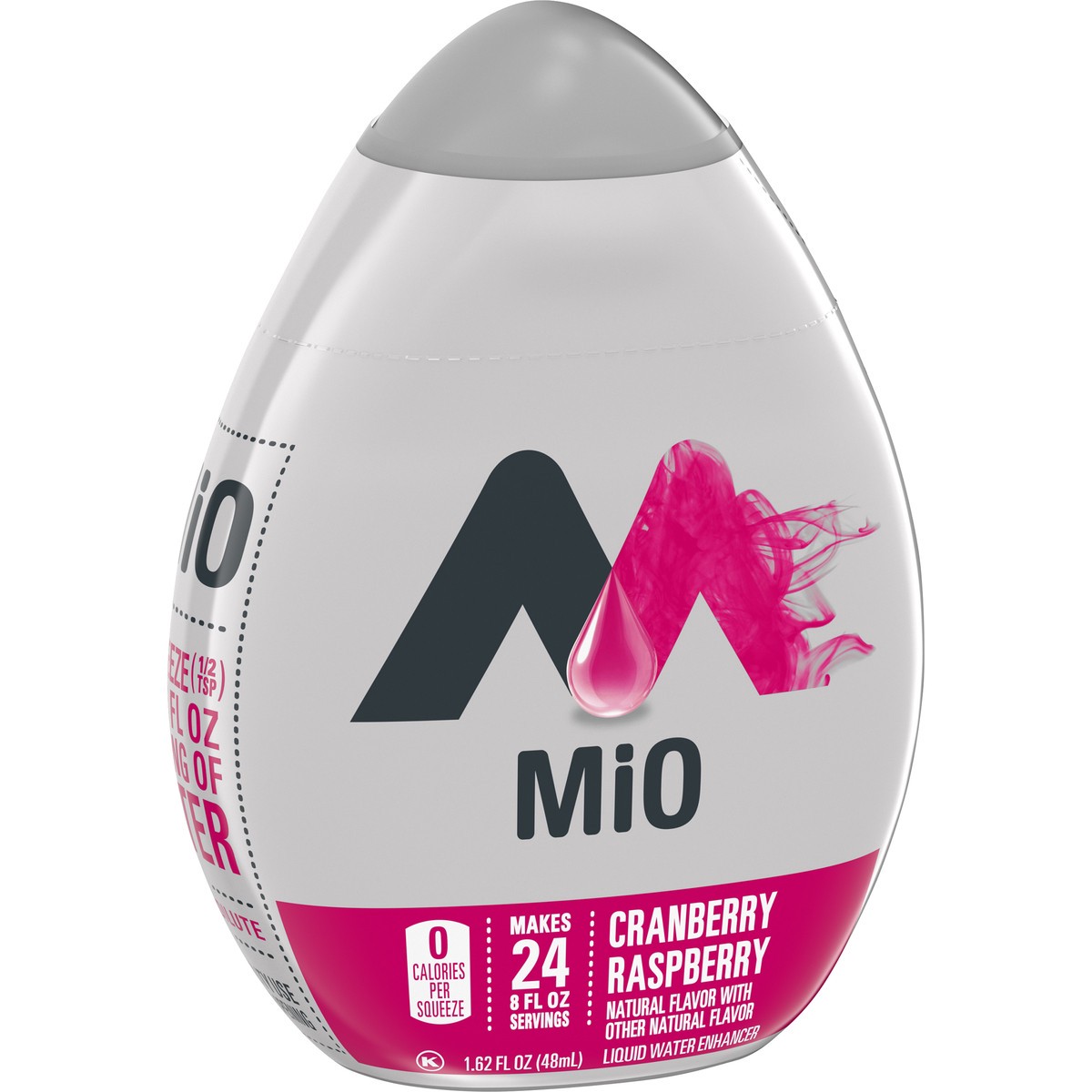 slide 14 of 14, MiO Cranberry Raspberry Naturally Flavored Liquid Water Enhancer, 1.62 fl oz Bottle, 1.62 fl oz