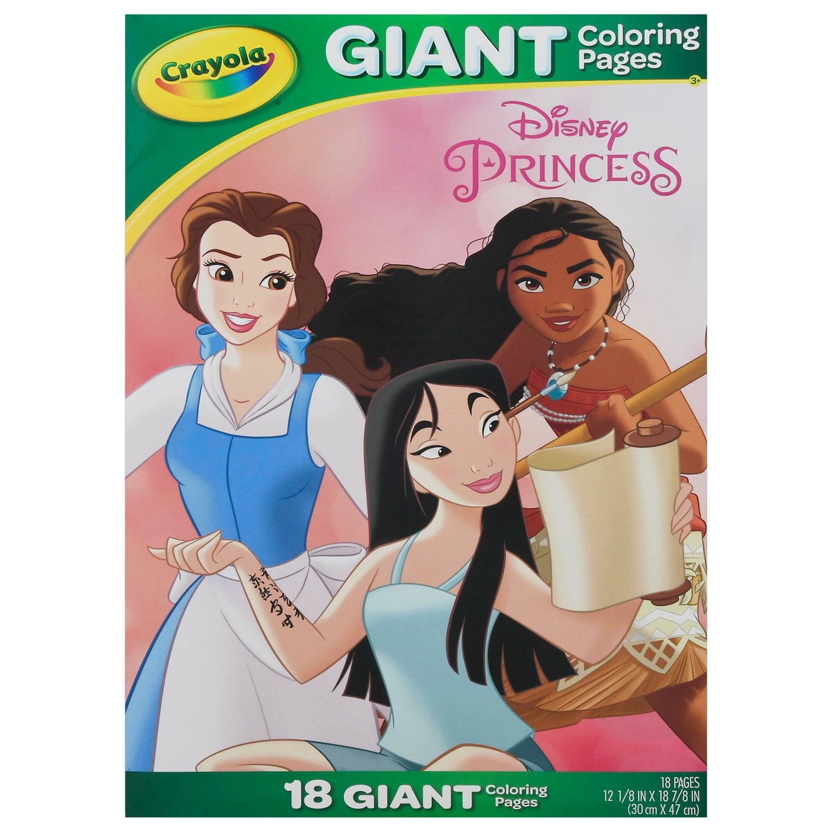 slide 1 of 9, Crayola Disney Princess Giant Coloring Book, 1 ct