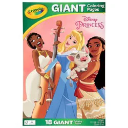 Crayola Disney Princess Giant Coloring Pages 18 Each