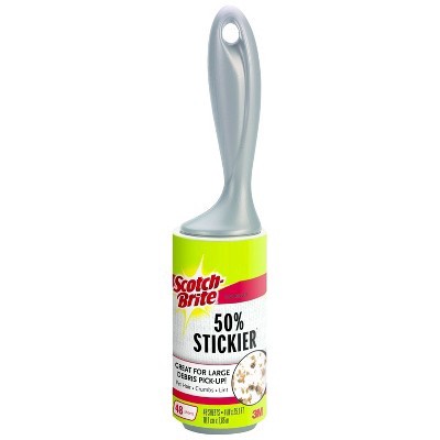 slide 1 of 9, Scotch-Brite 50% Stickier Lint Roller, 1 ct