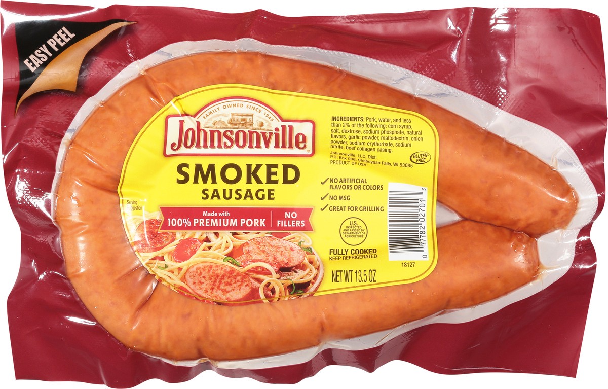 slide 7 of 7, Johnsonville Smoked Sausage Rope, 13.5 oz