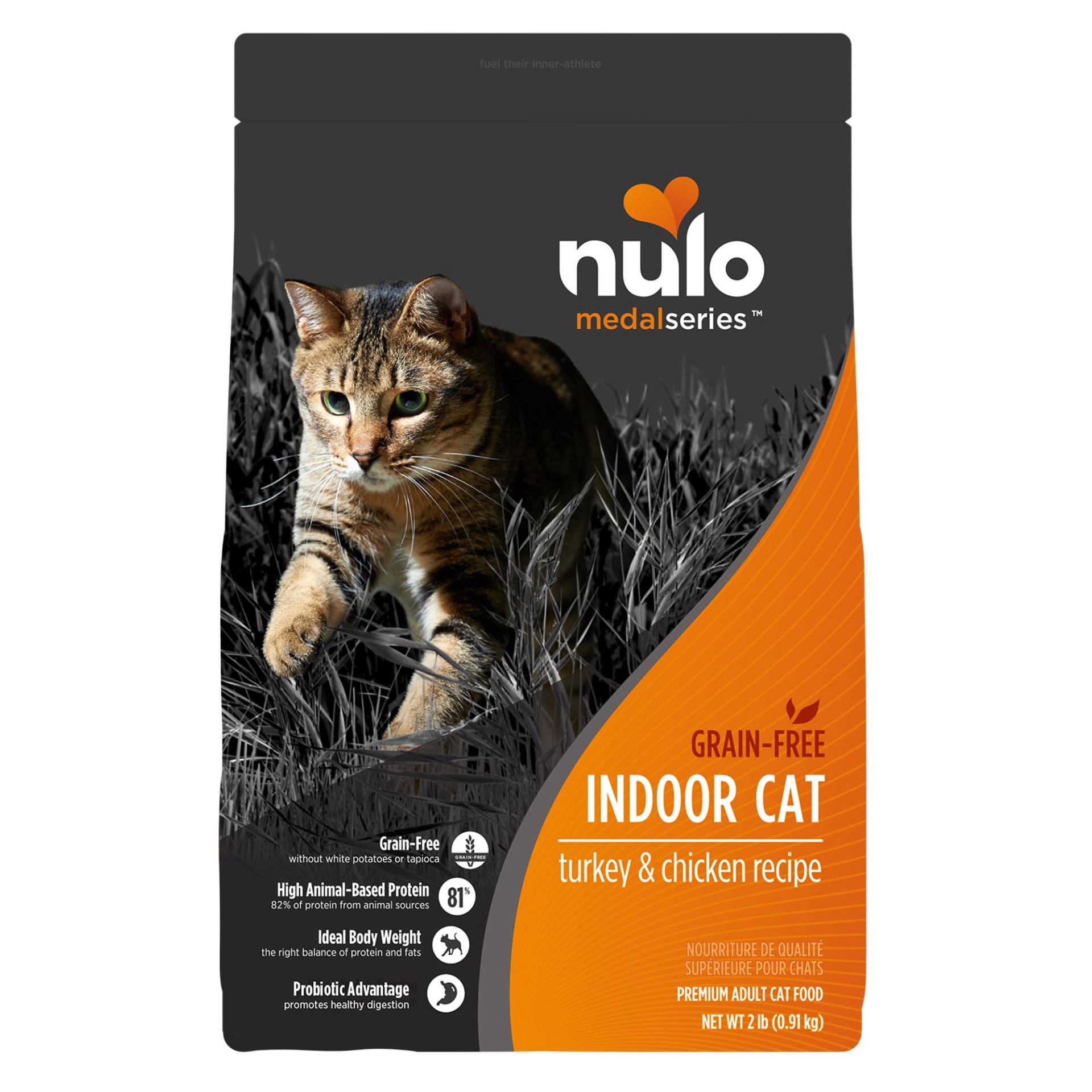 slide 1 of 1, Nulo MedalSeries Adult Grain-Free Turkey & Chicken Dry Cat Food, 2 lb