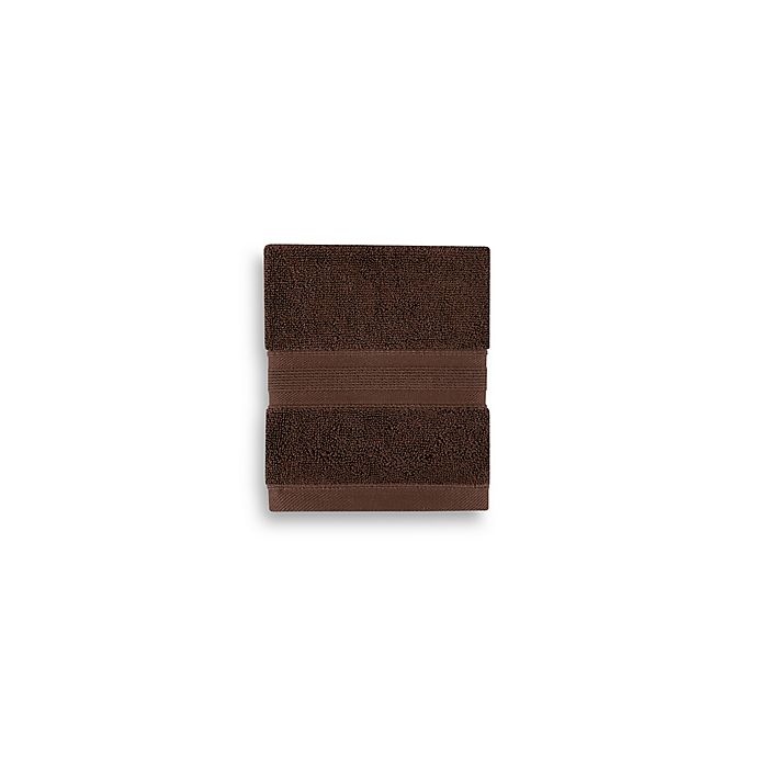 slide 1 of 15, Wamsutta Icon PimaCott Washcloth - Espresso, 1 ct