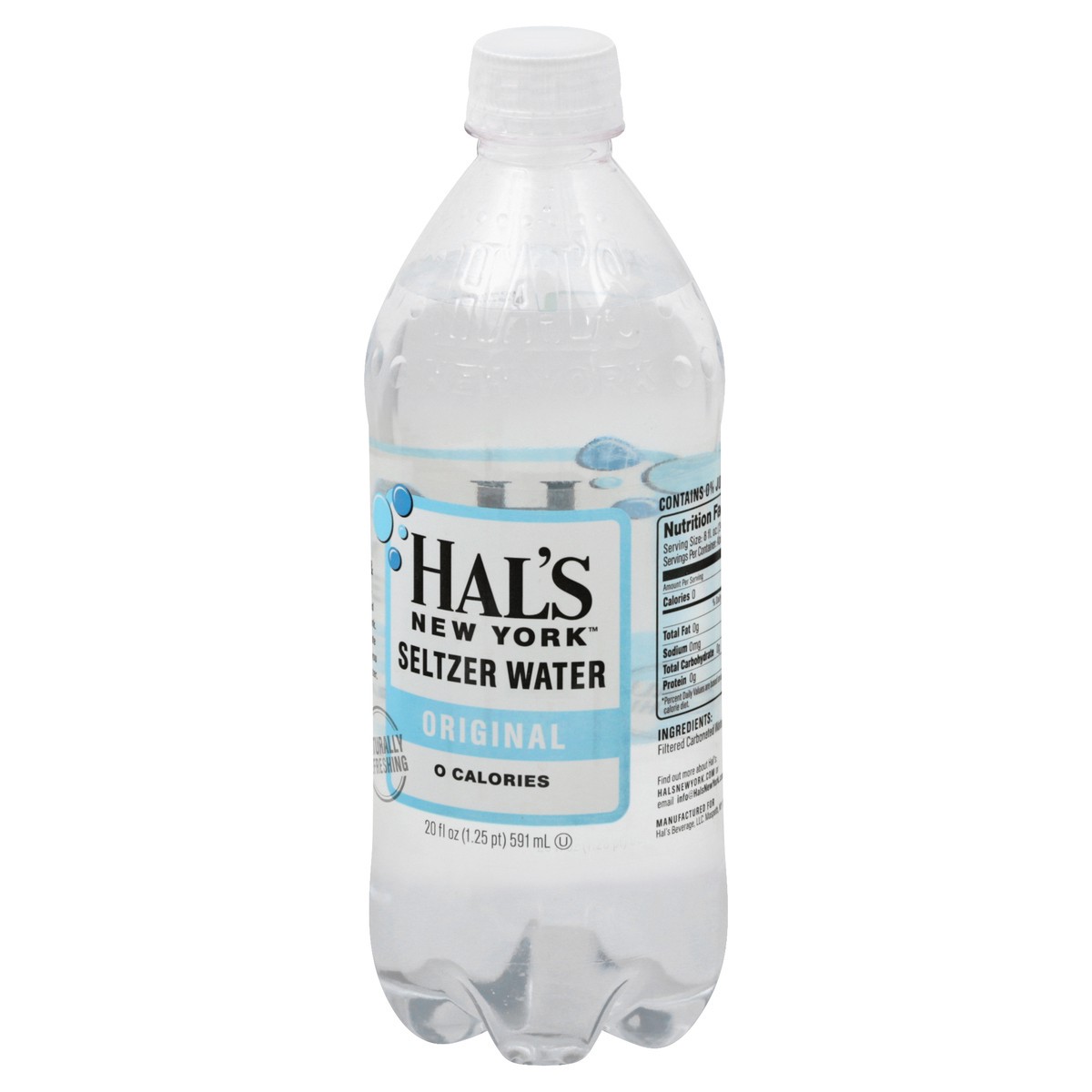 slide 8 of 10, Hal's New York Seltzer Water - 20 oz, 20 oz