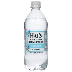 Hal's New York Seltzer Water - 20 oz