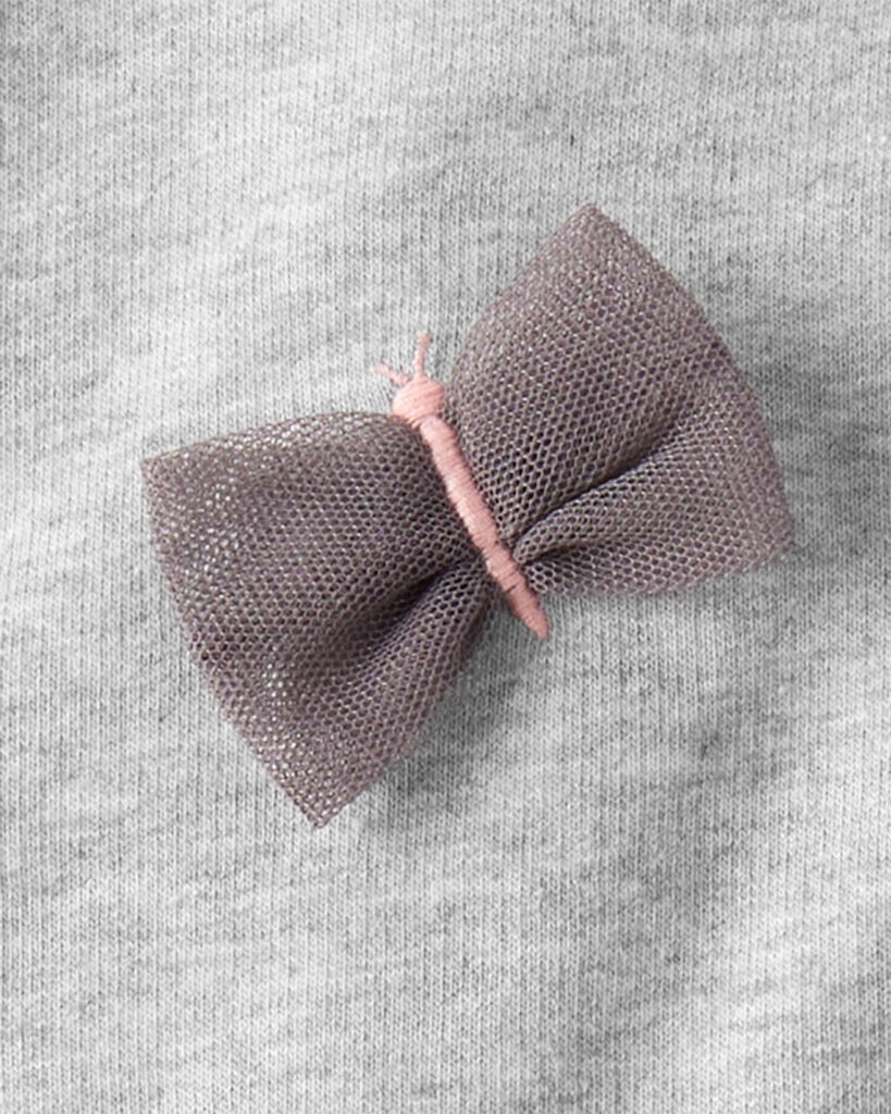 slide 2 of 4, Carter's Carters Baby 3-Piece Bows Little Pullover Set - Grey Grey 9M, 3 pc