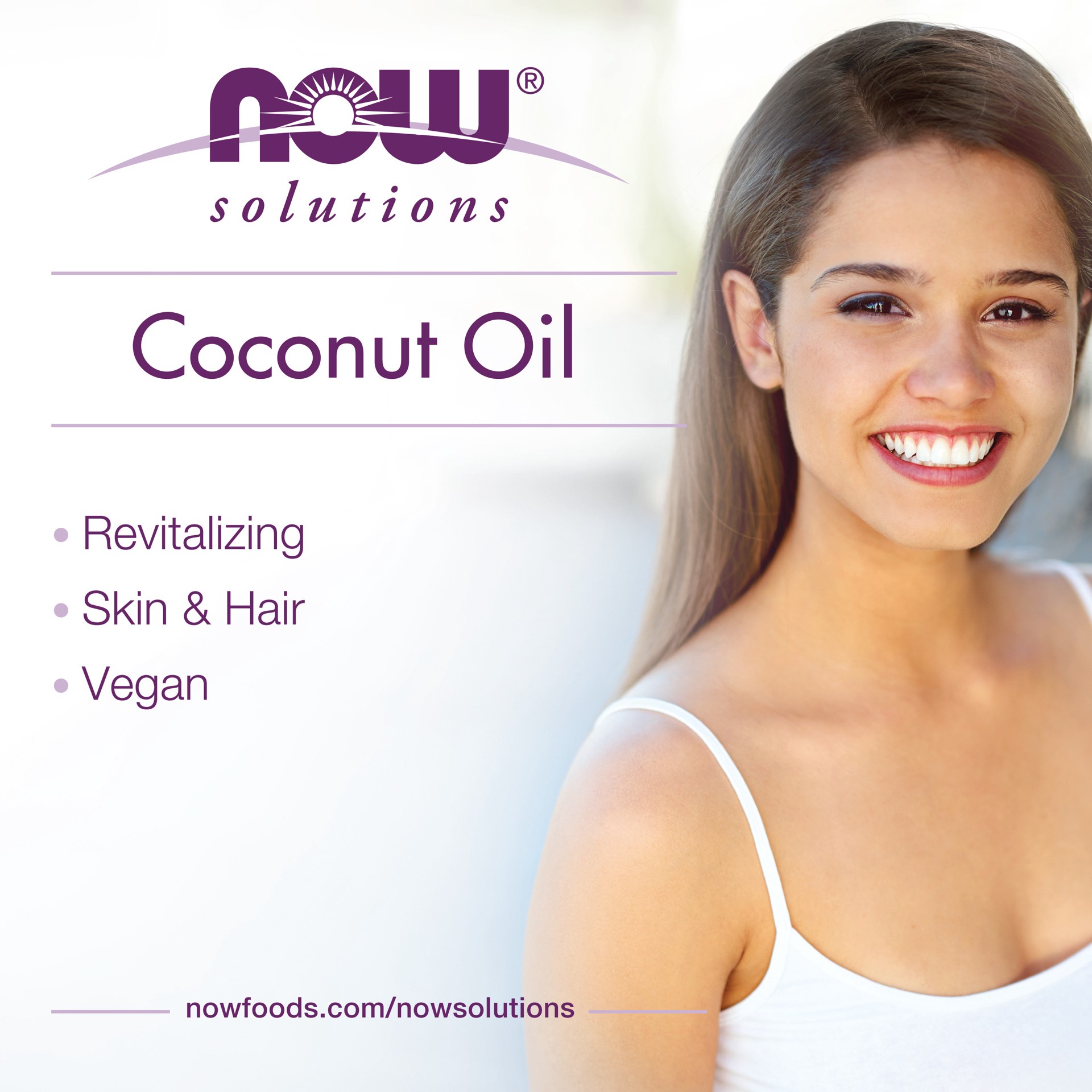 slide 5 of 5, NOW Solutions Coconut Oil - 7 fl. oz., 7 oz