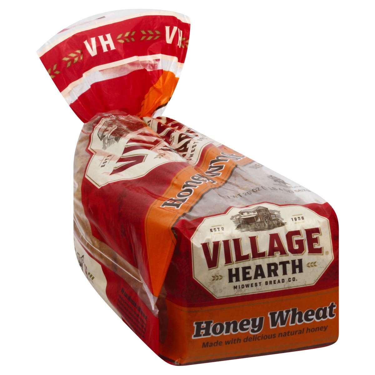 slide 2 of 9, Village Hearth Honey Wheat Bread 20 oz, 20 oz