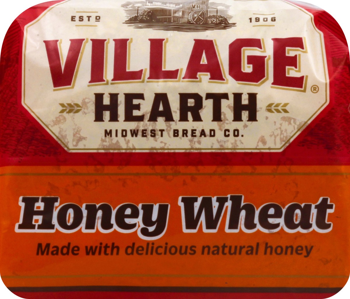 slide 6 of 9, Village Hearth Honey Wheat Bread 20 oz, 20 oz