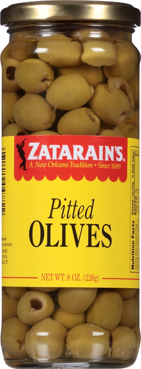 slide 2 of 7, Zatarain's Pitted Olives, 8 oz, 8 oz