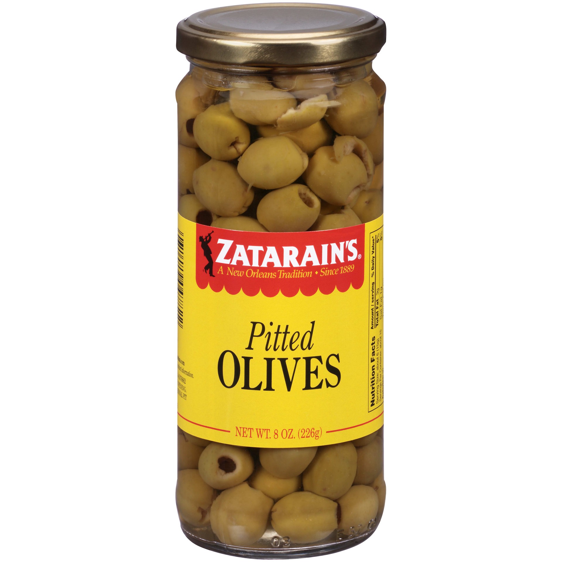 slide 1 of 7, Zatarain's Pitted Olives, 8 oz, 8 oz