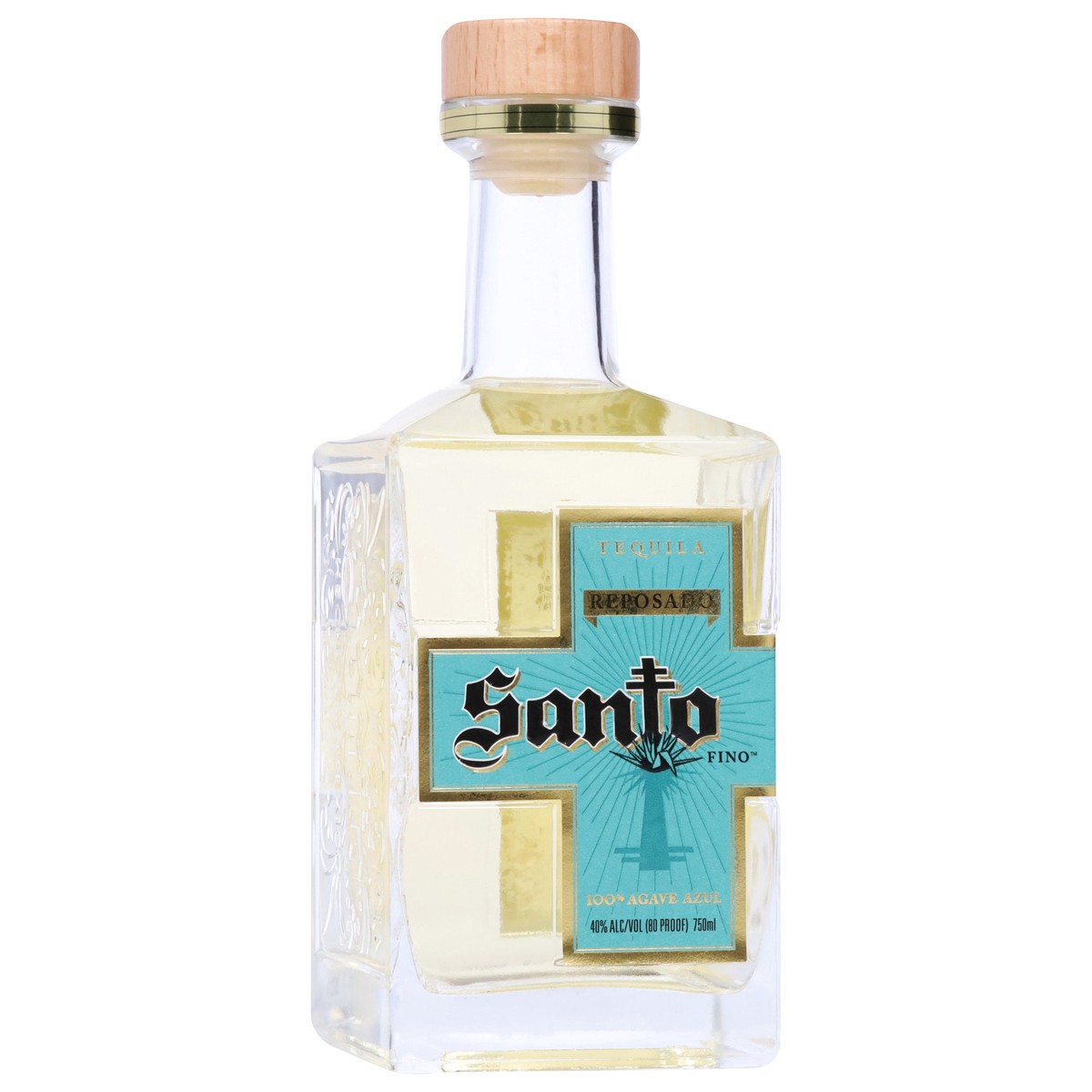 slide 2 of 9, Santo Fino 100% Agave Azul Reposado Tequila 750 ml, 750 ml