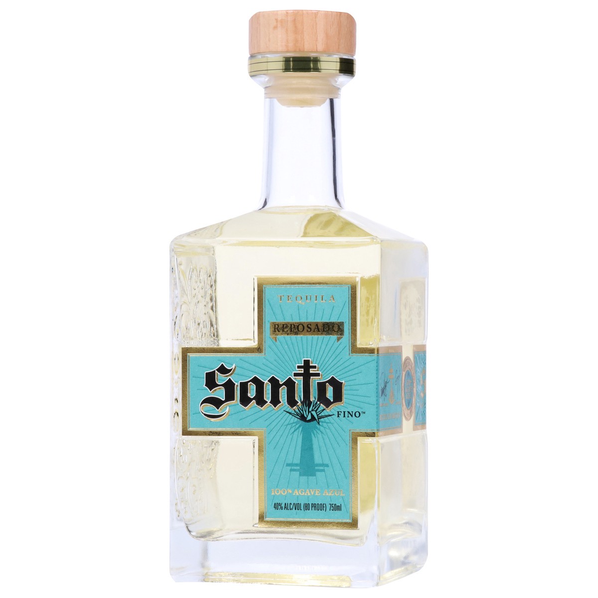 slide 3 of 9, Santo Fino 100% Agave Azul Reposado Tequila 750 ml, 750 ml