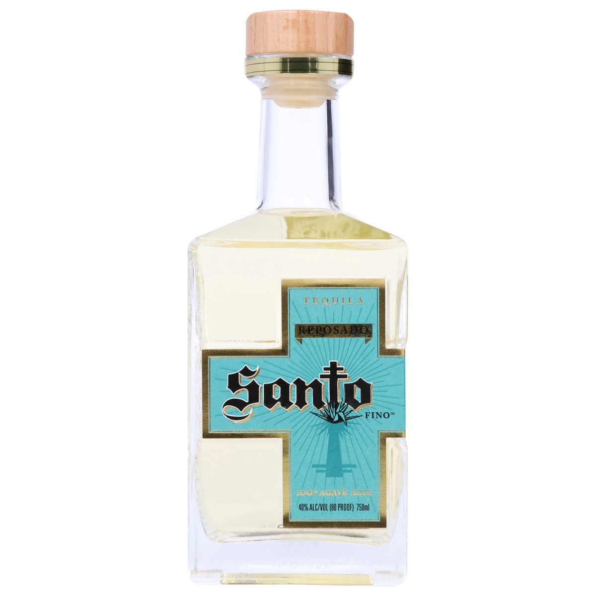slide 1 of 9, Santo Fino 100% Agave Azul Reposado Tequila 750 ml, 750 ml