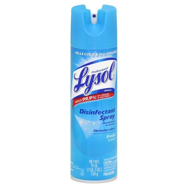 slide 1 of 3, Lysol Disinfectant Spray 19 oz, 