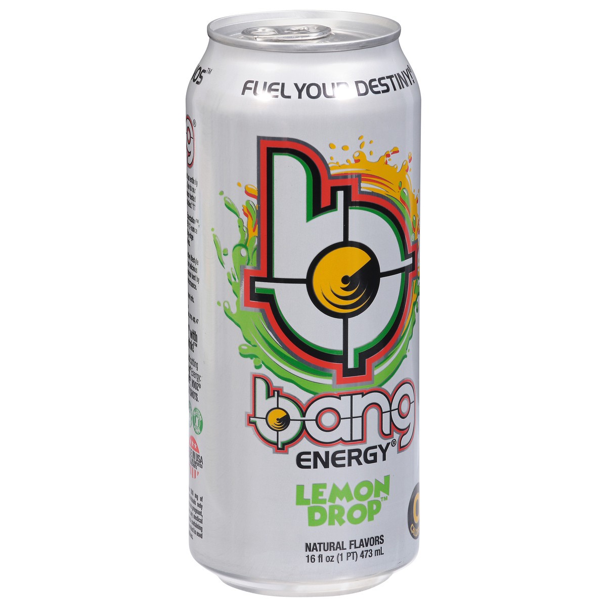 slide 2 of 9, Bang Lemon Drop Energy Drink 16 fl oz, 16 fl oz