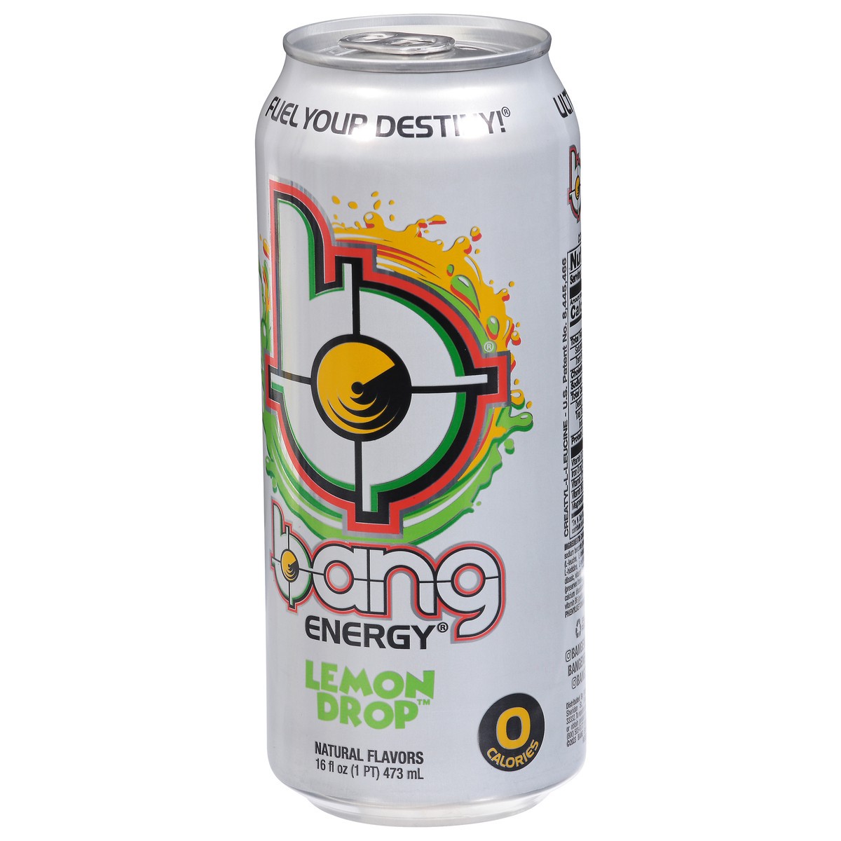 slide 3 of 9, Bang Lemon Drop Energy Drink 16 fl oz, 16 fl oz