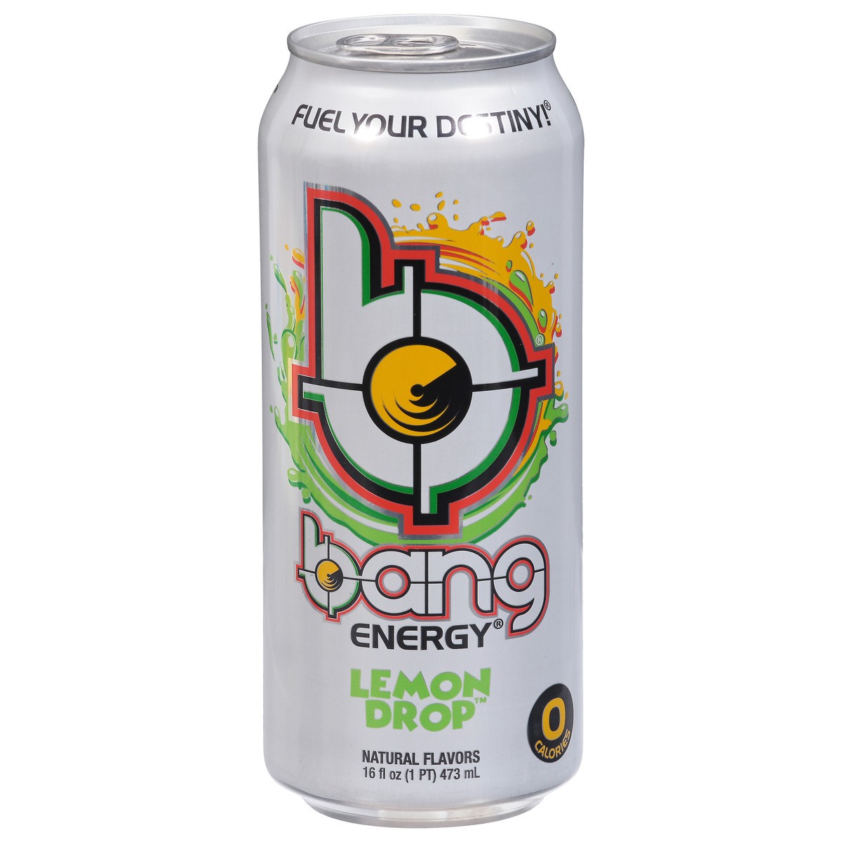 slide 1 of 9, Bang Lemon Drop Energy Drink 16 fl oz, 16 fl oz