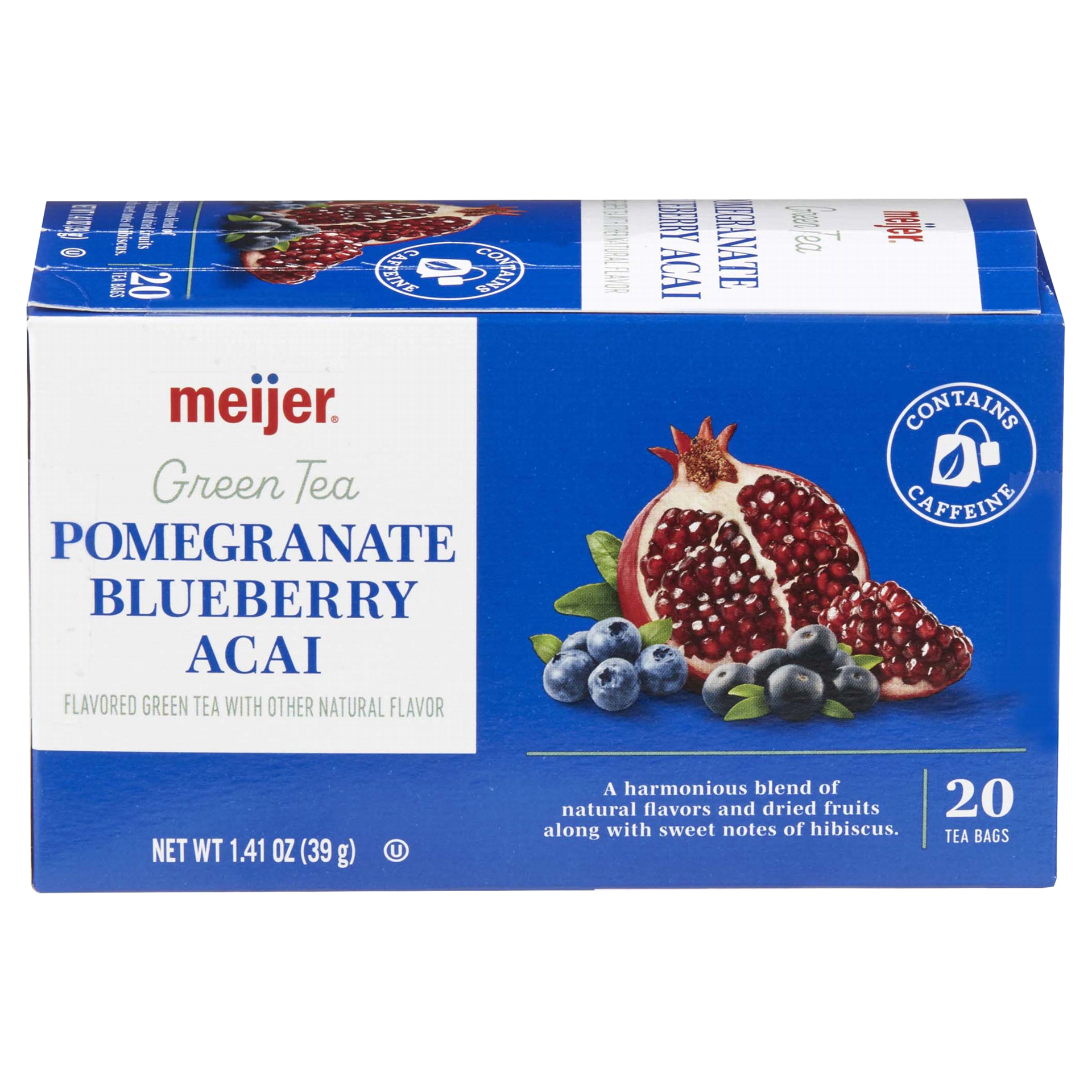 slide 13 of 29, Meijer Pomegranate Blueberry Acai Tea - 20 ct, 20 ct