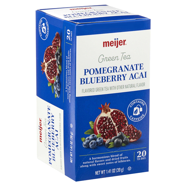 slide 4 of 29, Meijer Pomegranate Blueberry Acai Tea - 20 ct, 20 ct