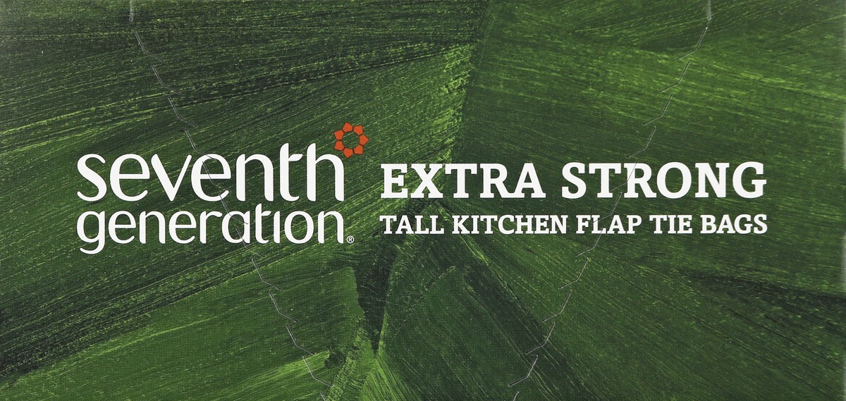 slide 11 of 11, Seventh Generation Extra Strong Tall Kitchen Trash Bags 13 Gallon, 30 count, 30 ct