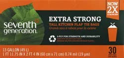 Seventh Generation Kitchen Bags 30 ea